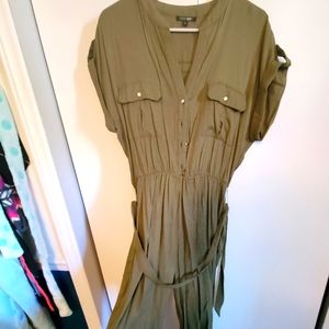 Paper Moon jumpsuit in army green